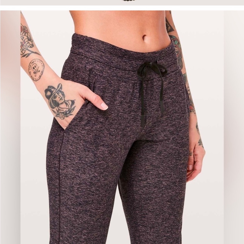 Lululemon Ready to Rulu Women’s Joggers, Heathered Rose Black, Size 4